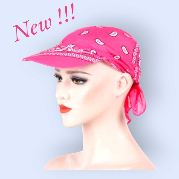 Popular Trendy Rose Red Bandana Scarf Cap !! Make an Offer Today !! - Picture 8 of 10